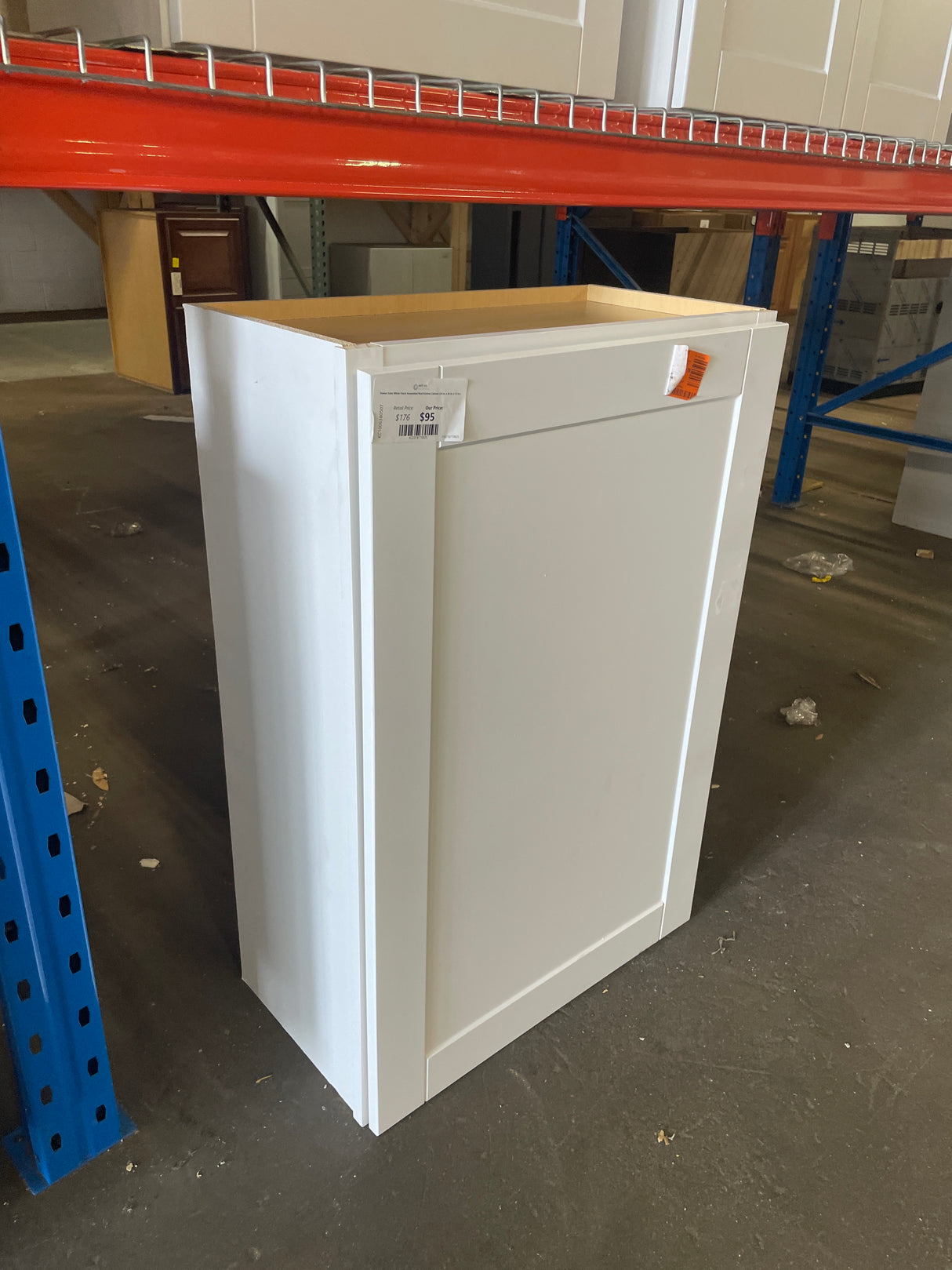 Shaker Satin White Stock Assembled Wall Kitchen Cabinet (24 in. x 36 in. x 12 in.)