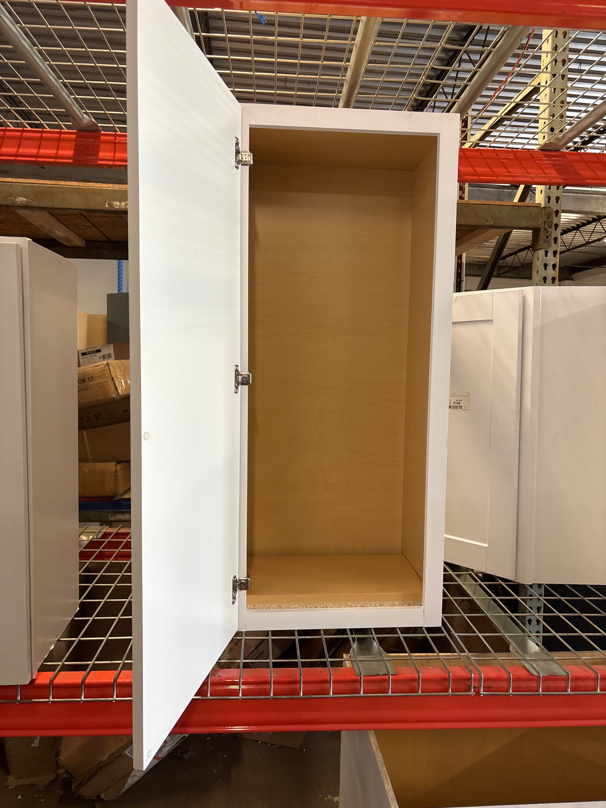 Shaker 18 in. W x 12 in. D x 42 in. H Assembled Wall Kitchen Cabinet in Satin White