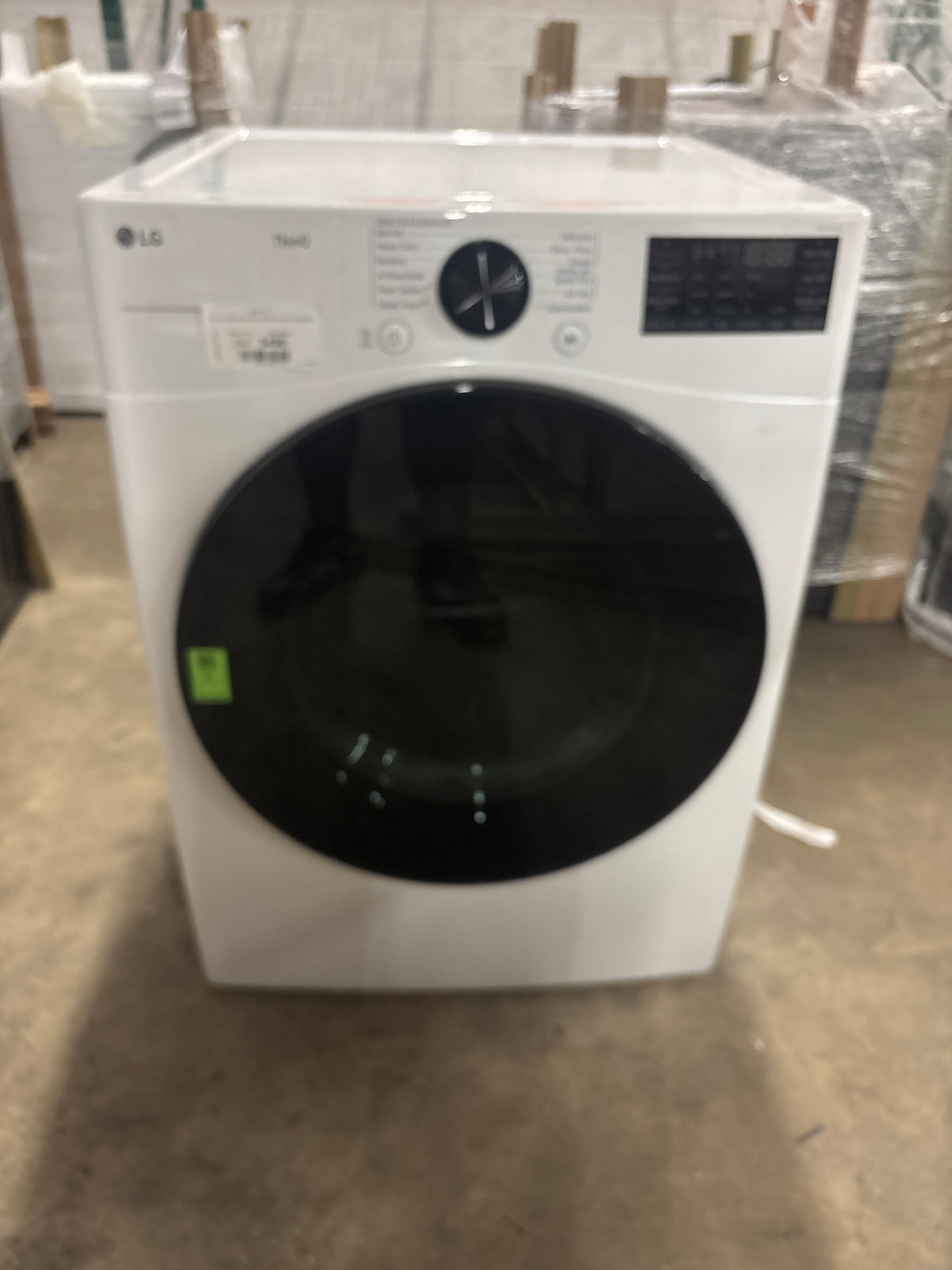 LG 7.4 cu. ft. ELECTRIC Dryer with TurboSteam and Built-In Intelligence