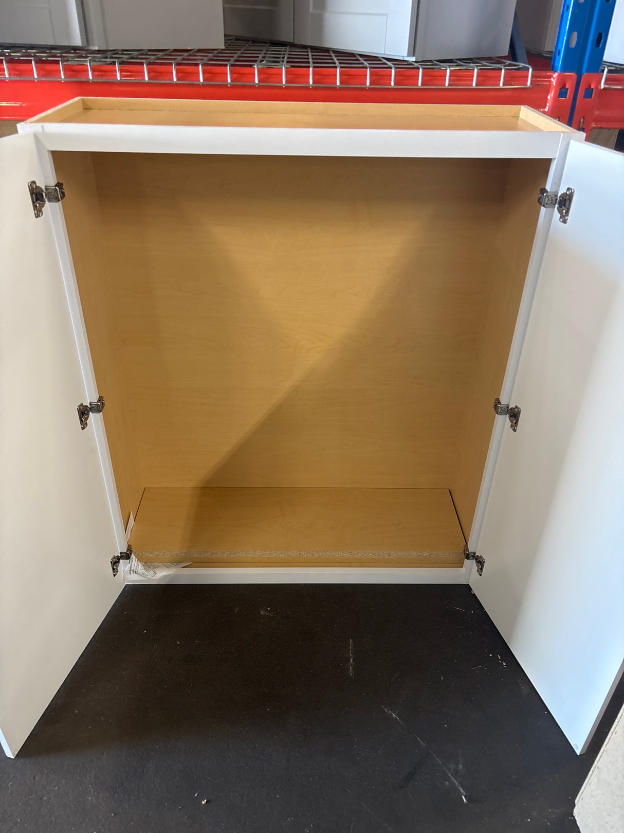 Shaker 36 in. W x 12 in. D x 42 in. H Assembled Wall Kitchen Cabinet in Satin White