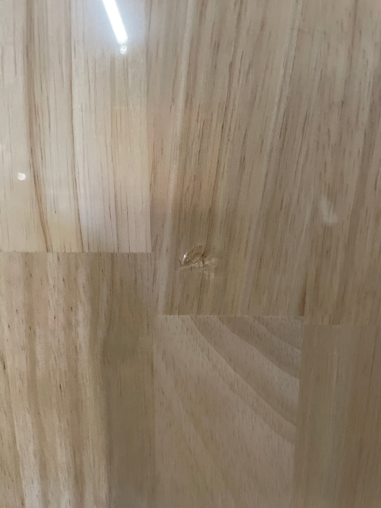 4 ft. L x 25 in. D Unfinished Hevea Solid Wood Butcher Block Countertop With Square Edge