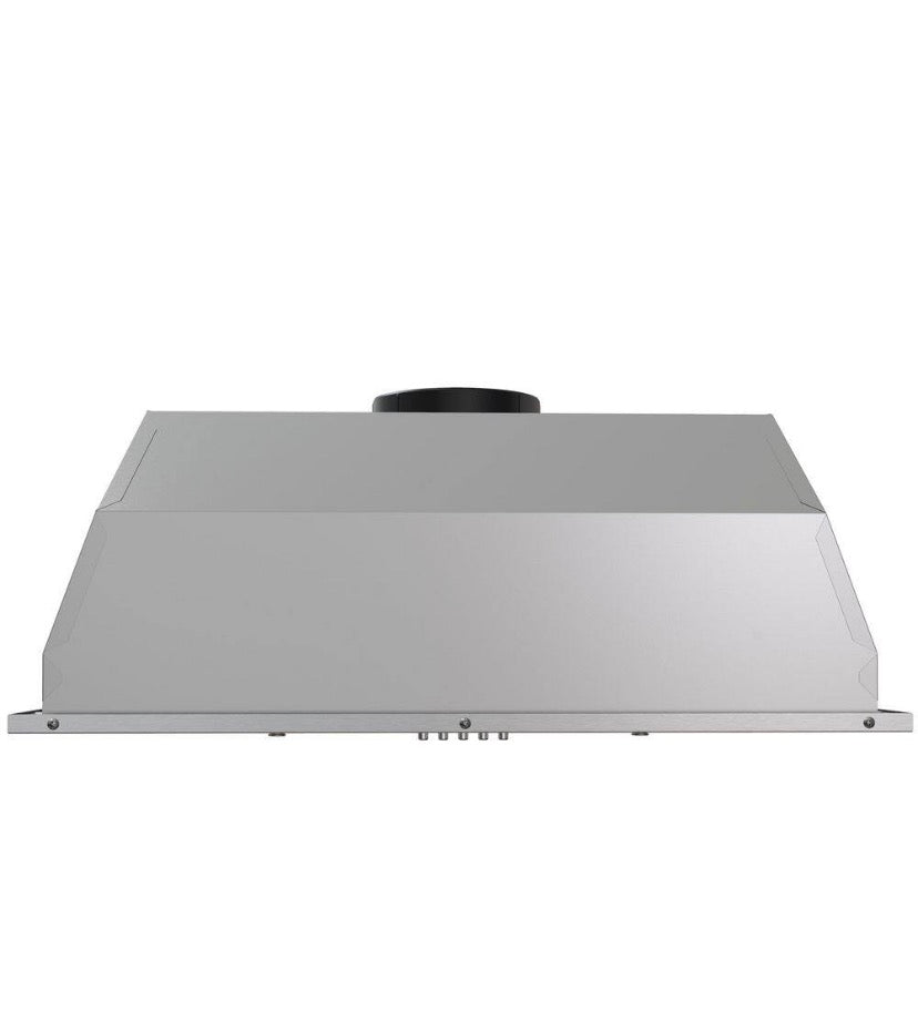 30 in. 343 CFM Built-in Insert Kitchen Vent Ducted/Ductless Convertible Range Hood in Stainless Steel with Carbon Filter