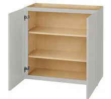 Load image into Gallery viewer, Avondale Shaker Dove Gray Ready to Assemble Plywood 30 in Wall Cabinet (30 in W x 30 in H x 12 in D)
