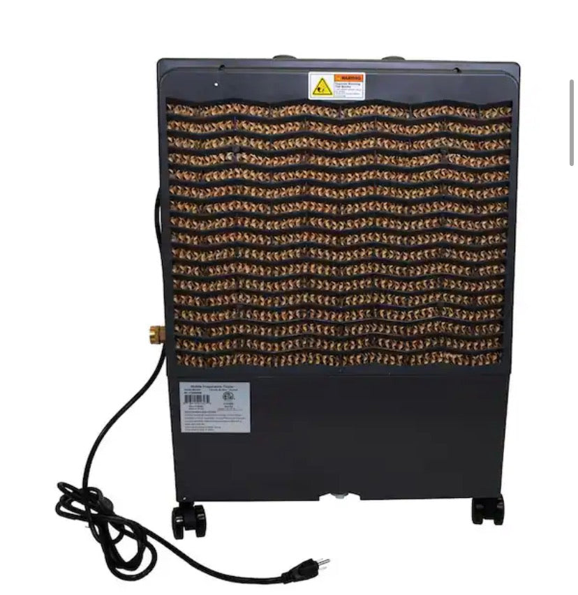 1,300 CFM 2-Speed Portable Evaporative Cooler (Swamp Cooler) For 500 Sq Ft in Green