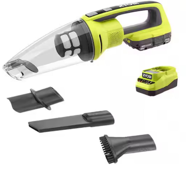 ONE+ 18V Cordless Performance Handheld Vacuum Kit with 2.0 Ah Battery and Charger