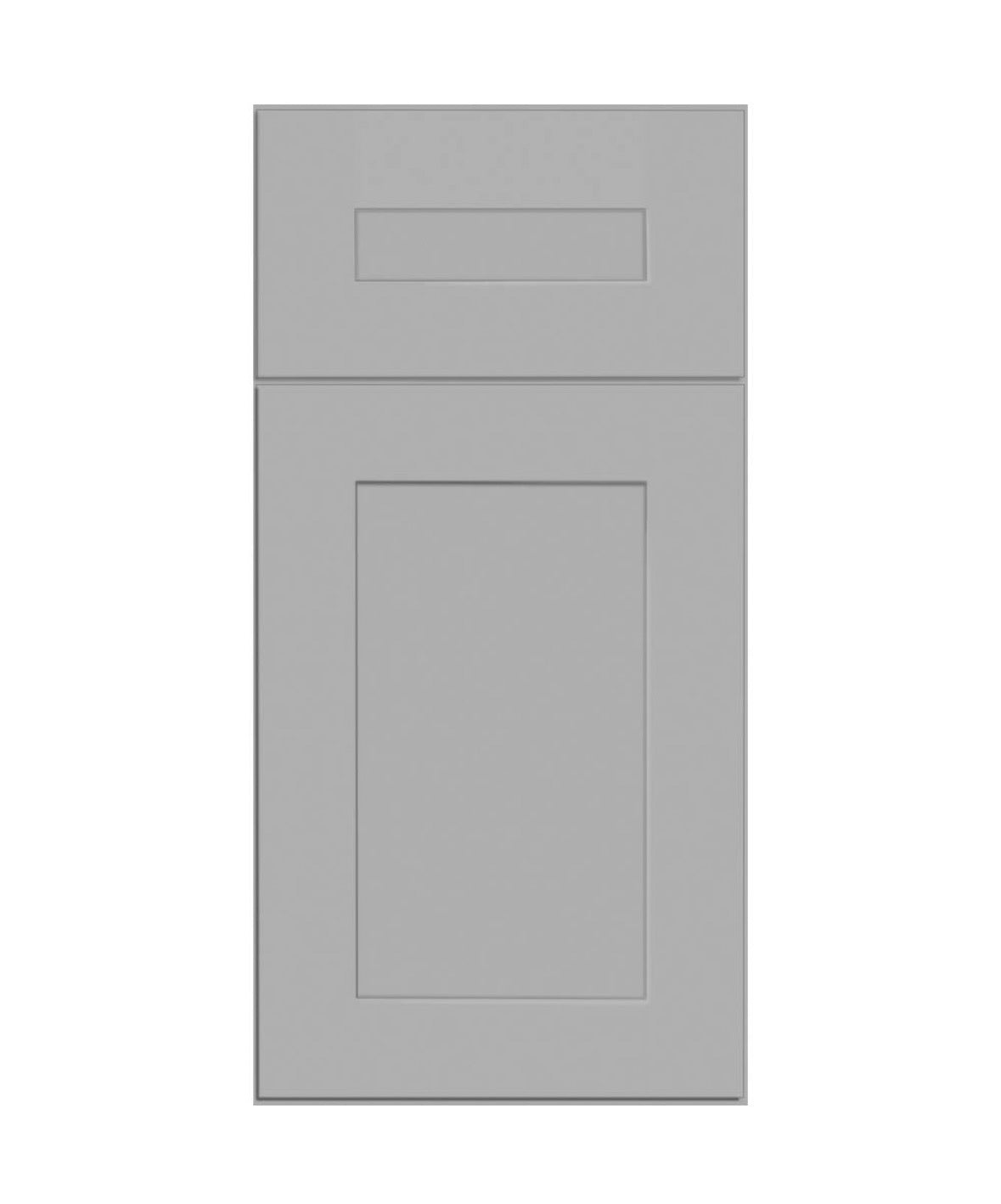 12 in. W x 24 in. D x 34.5 in. H Ready to Assemble Plywood Shaker Base Kitchen Cabinet in Dove Gray