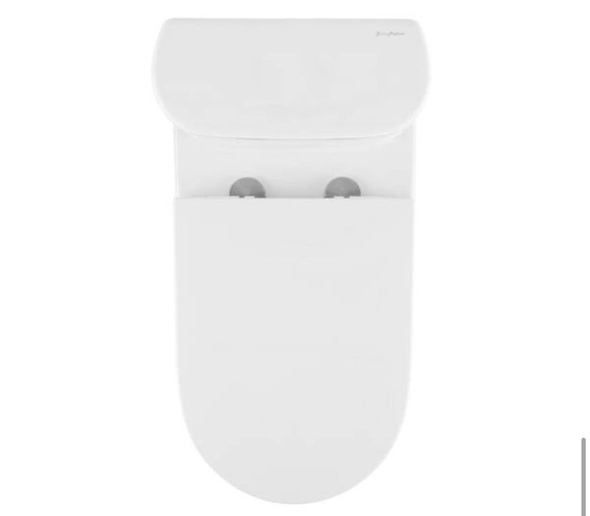 Monaco 1-Piece 1.1/1.6 GPF Dual Touchless Flush Elongated Toilet in White, Seat Included