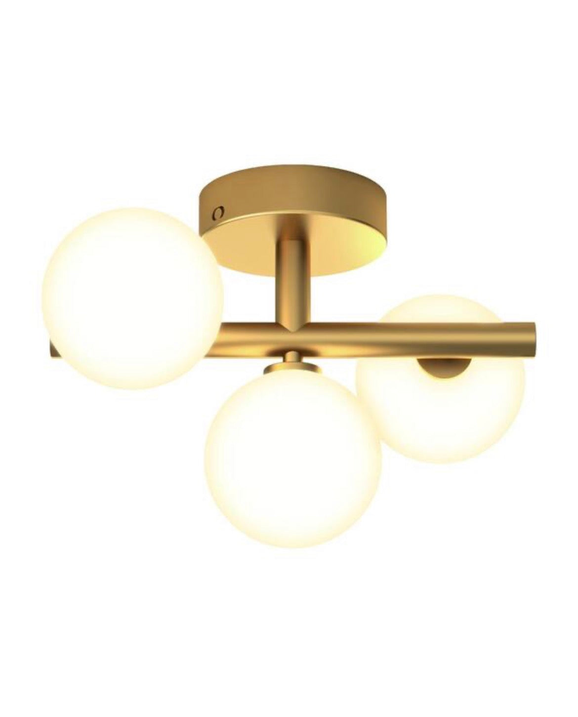 Bloom 13 in. 15 Watt Modern Gold Integrated LED 5 CCT Flush Mount Ceiling Light Fixture for Kitchen or Bedroom
