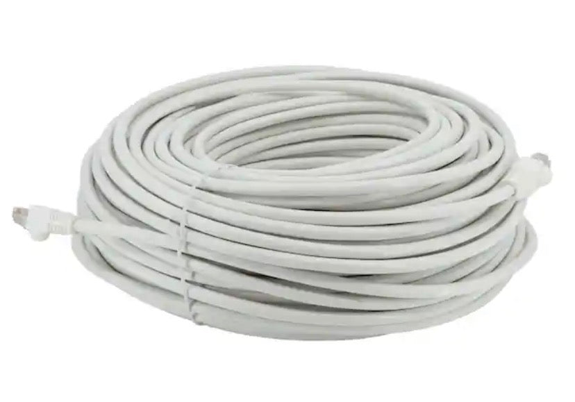 CE 150 ft. Cat 6A UTP Patch Cable White