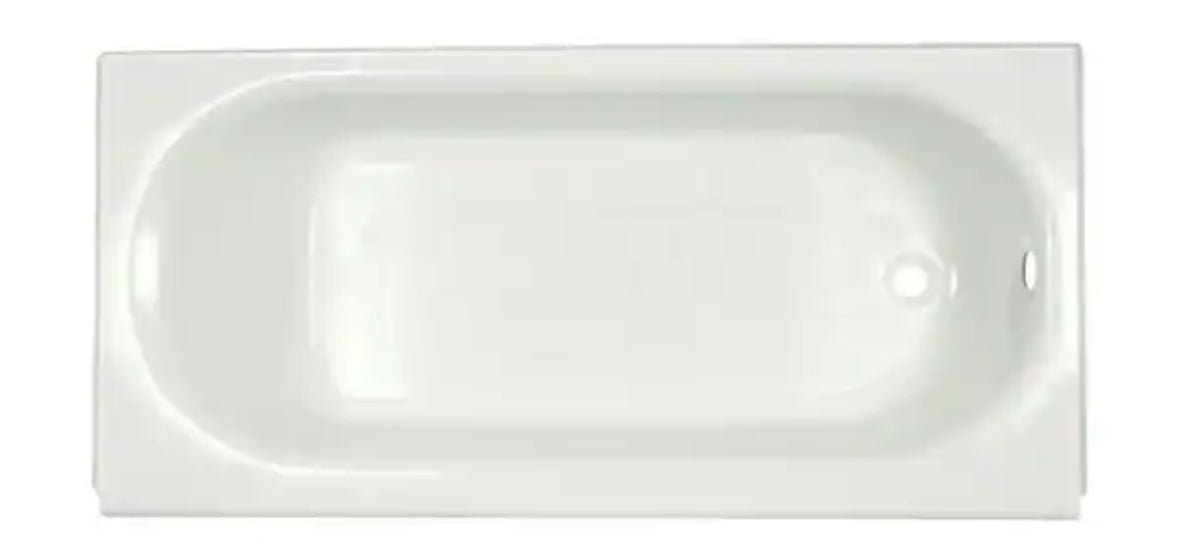 Princeton 60 in. x 30 in. Americast Apron-Front Bathtub with Right Hand Drain