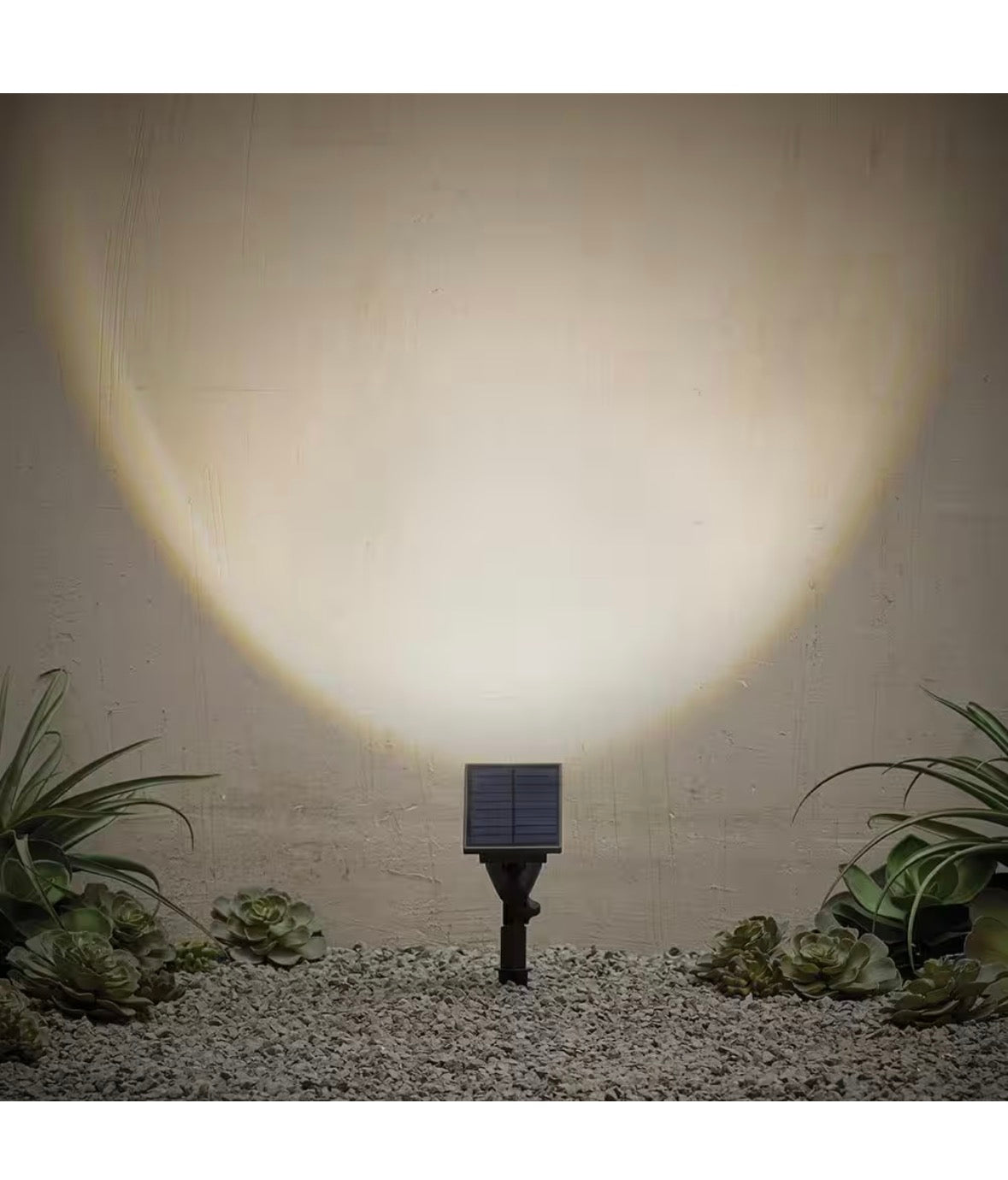 Solar 50 Lumens Black Outdoor Integrated LED Adjustable Beam Spotlight (2-Pack); Weather/Water/Rust Resistant