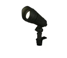 Load image into Gallery viewer, 50-Watt Equivalent Low Voltage Black Integrated LED Outdoor Spotlight with CCT Change
