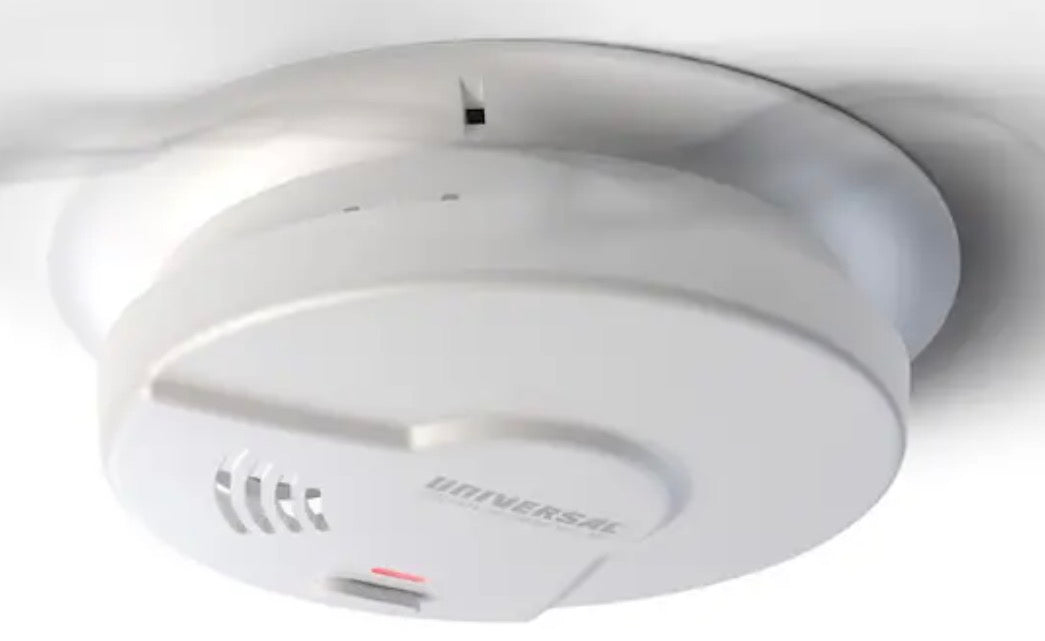 Hardwired and 10-Year Battery Backup Smoke Detector with Ionization Sensor