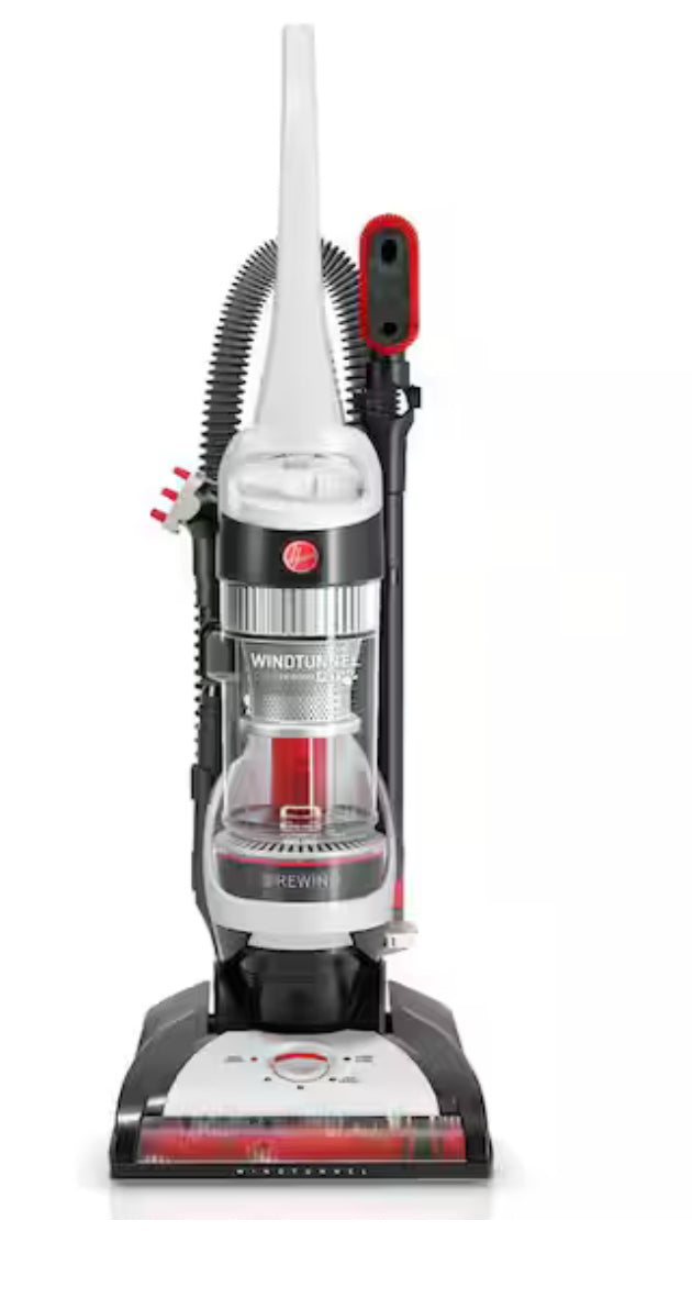 WindTunnel Bagless Pet Upright Vacuum Cleaner with Automatic Cord Rewind For Carpet, Hardwood, and Upholstery