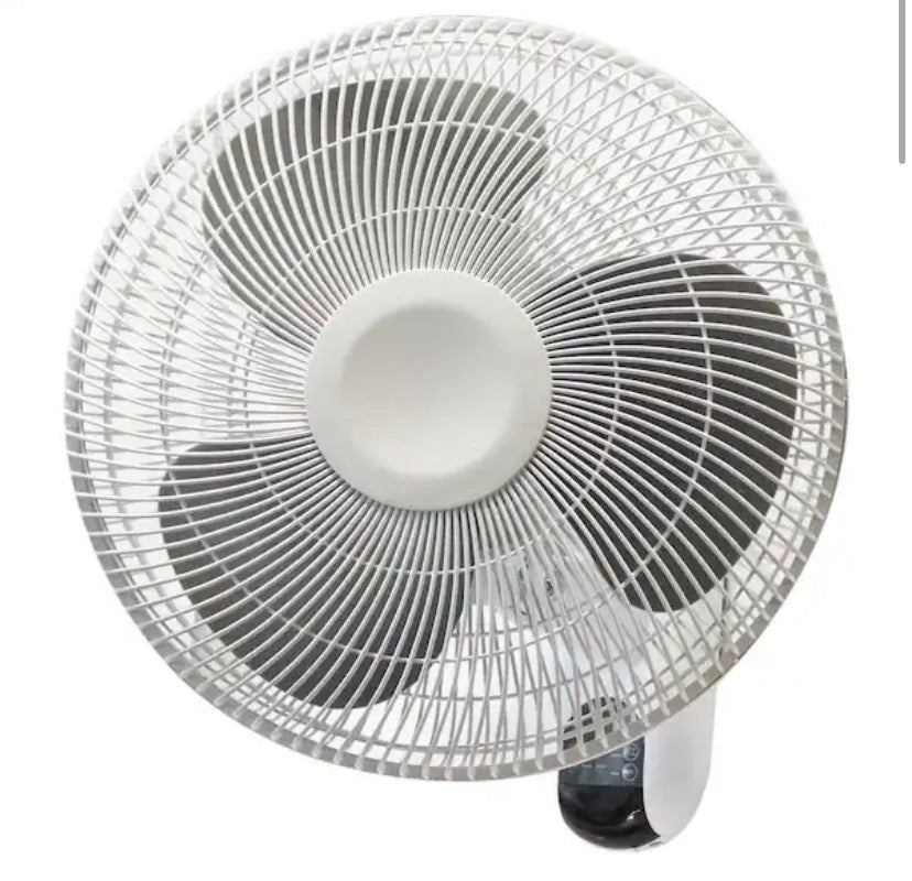 16 in. Indoor Wall Mount Fan with Remote