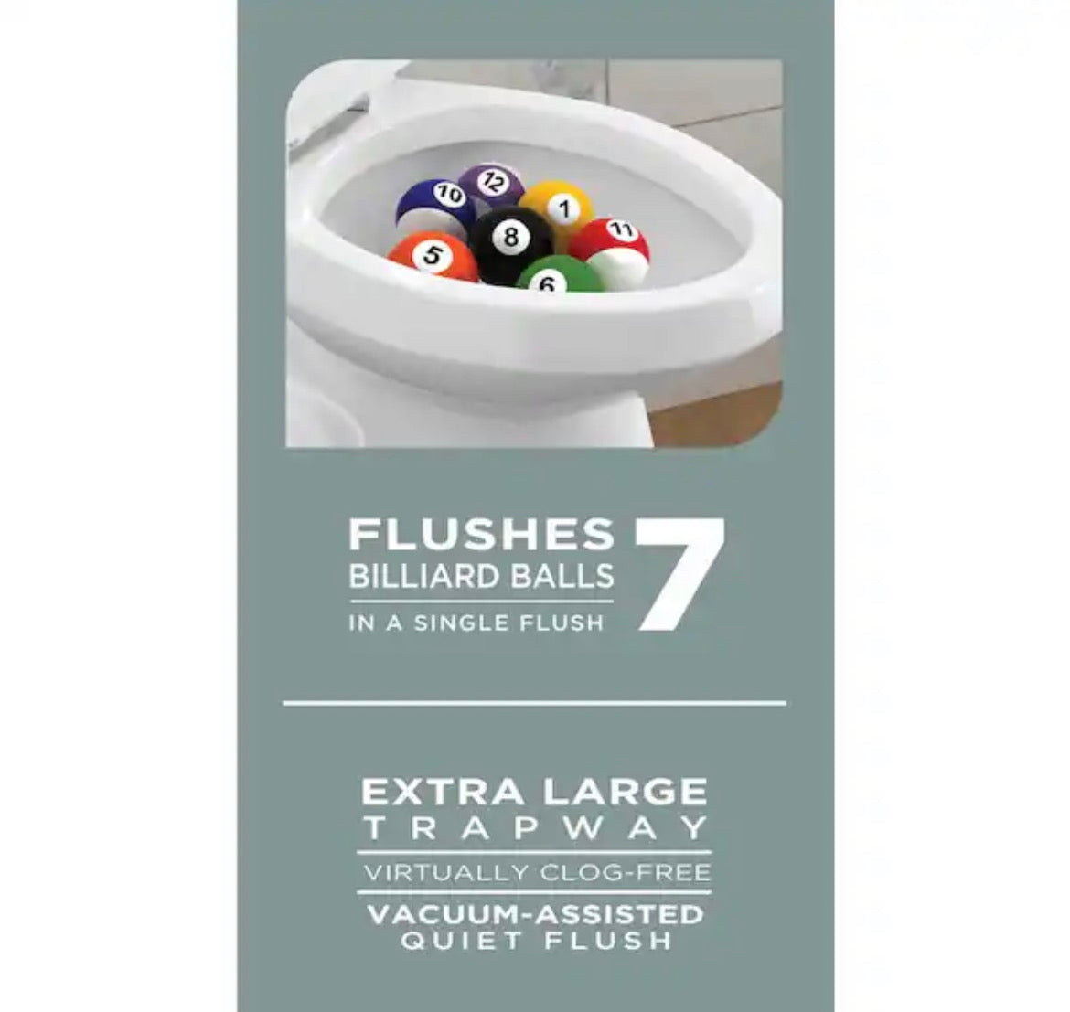 Power Flush 12 in. Rough in 2-Piece 0.95 GPF/1.28 GPF Dual Flush Elongated Toilet in White, Seat Included