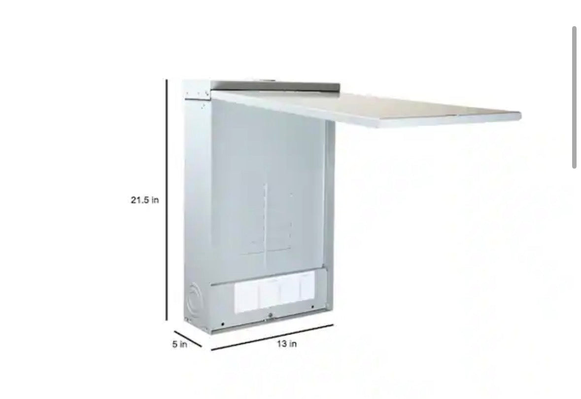PowerMark Gold 125 Amp 14-Space 24-Circuit Outdoor Main Lug Circuit Breaker Panel