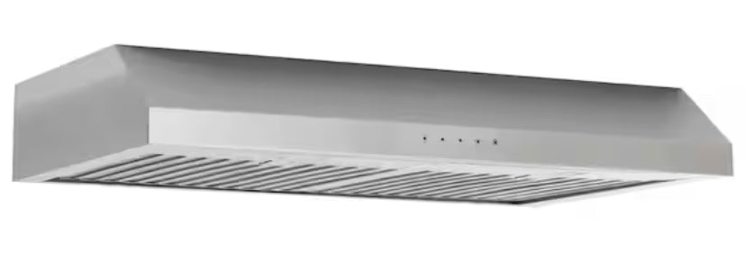 Cenza 30 in. 340 CFM Convertible Under Cabinet Range Hood in Stainless Steel with Electronic Touch Controls