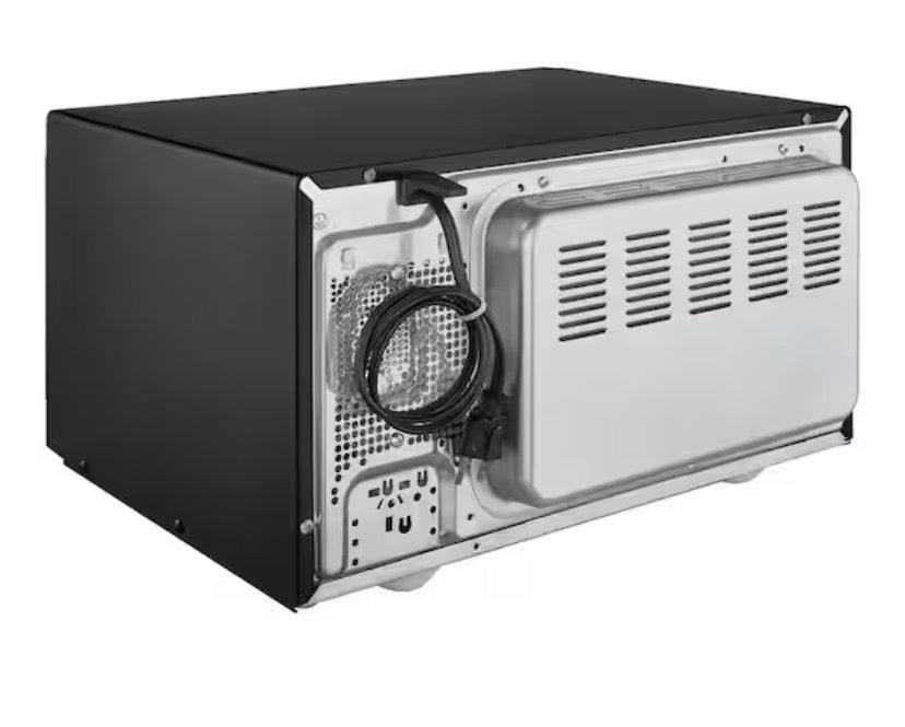 19 in. 0.9 cu. ft. 900-Watt Countertop Microwave Oven in Stainless Steel with Convection and Air Fry