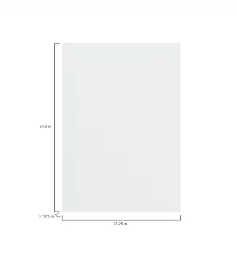 23.25 in. W x 34.5 in. H Matching Base Cabinet End Panel in Satin White (2-Pack)