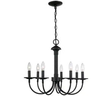 Load image into Gallery viewer, 7-Light Oil Rubbed Bronze Candle Chandelier Light Fixture
