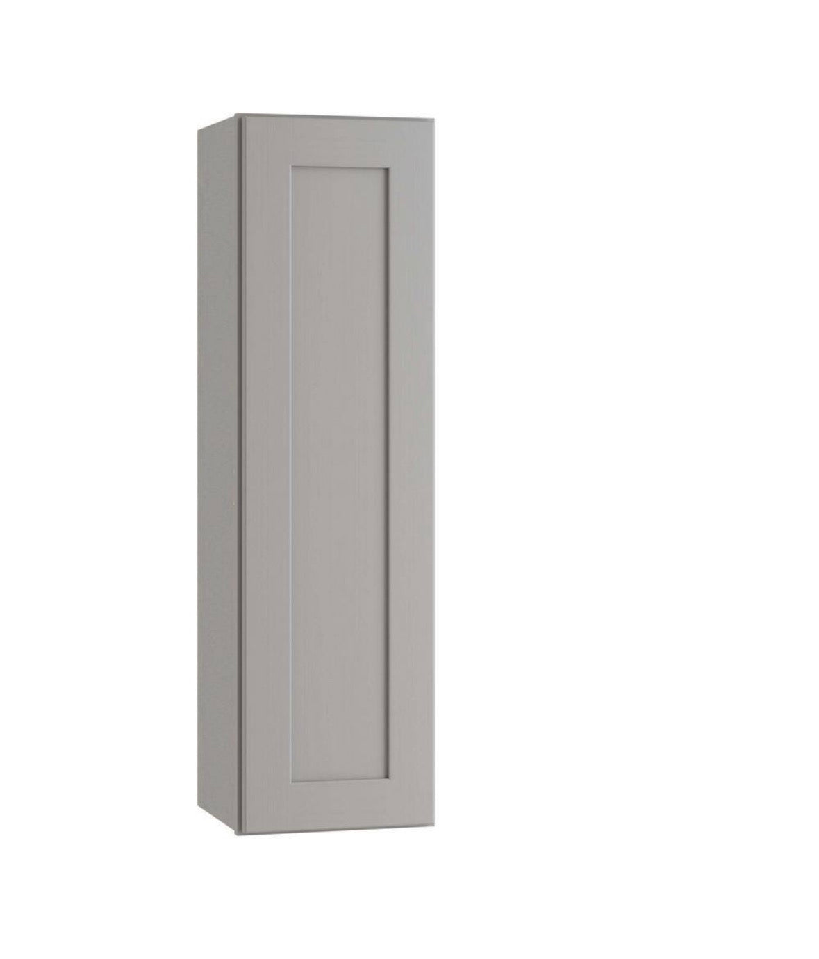 15 in. W x 12 in. D x 42 in. H Ready to Assemble Plywood Shaker Wall Kitchen Cabinet in Dove Gray