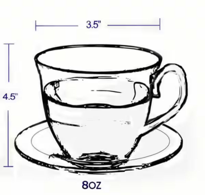 Porcelain Tea/Coffee Set-Service for 4 Pink Floral and Butterfly Design