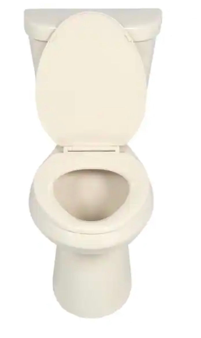 2-piece 1.1 GPF/1.6 GPF High Efficiency Dual Flush Elongated Toilet in Bone