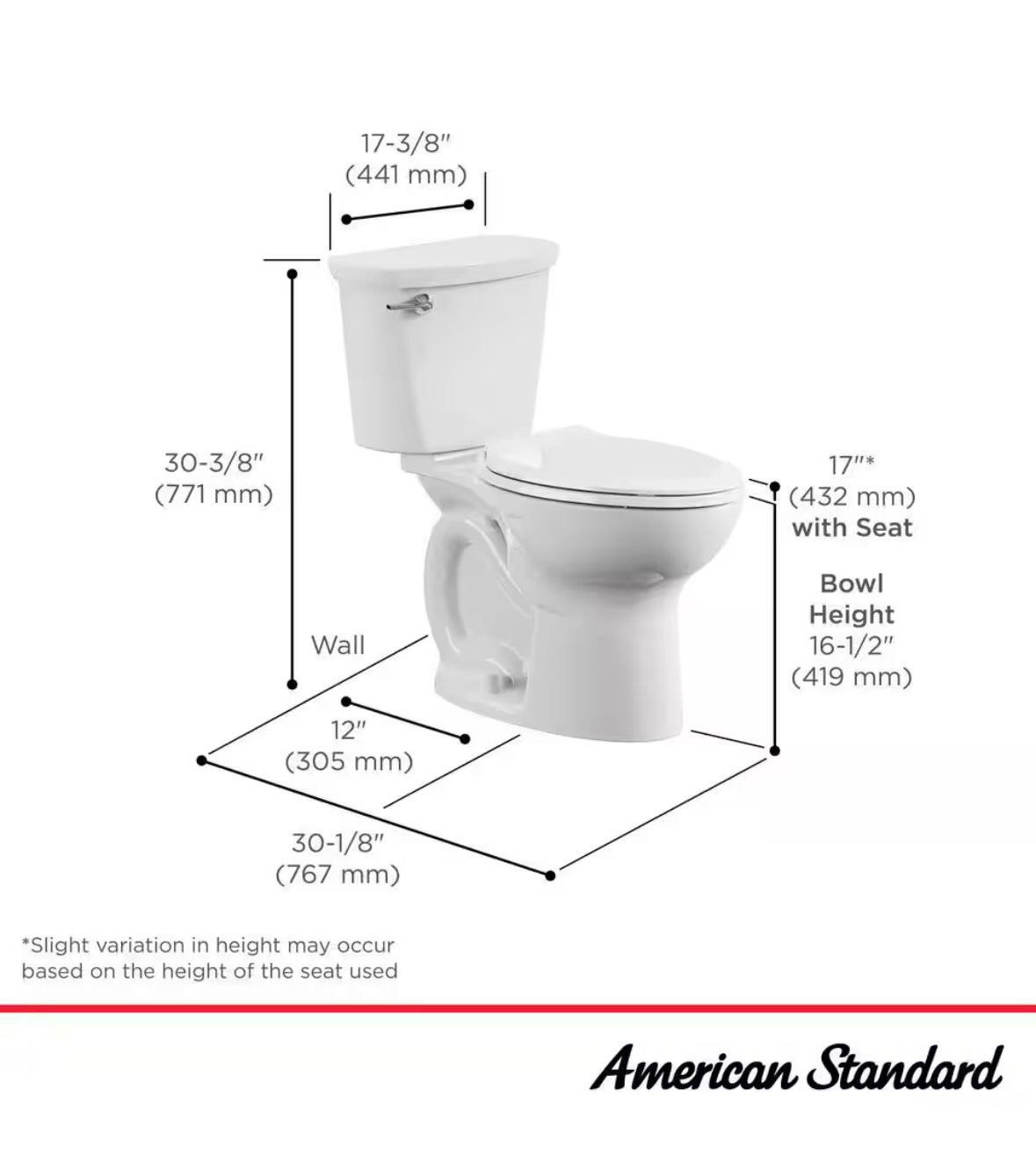Cadet 12 in. Antimicrobial 2-Piece 1.28 GPF Single Flush Chair Height Elongated Toilet with Slow Close Seat in White