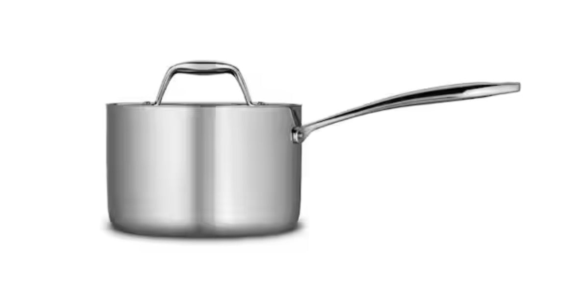 Signature Tri-Ply Clad 2 qt. Stainless Steel Sauce Pan with Lid
