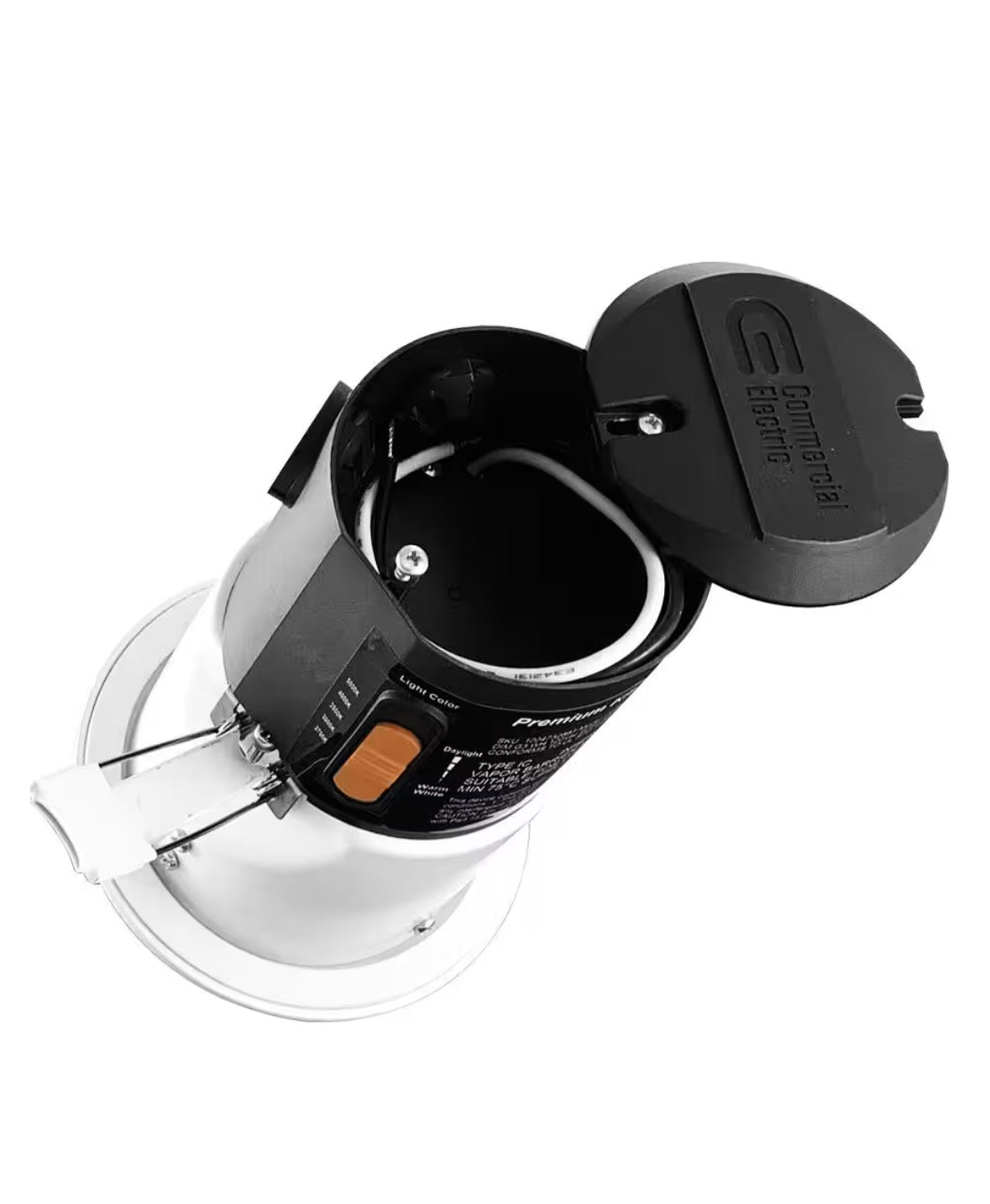 Premium Downlight 3 in. 2700K - 5000K Brushed Nickel New Construction/Remodel Recessed Integrated LED Gimbal Kit