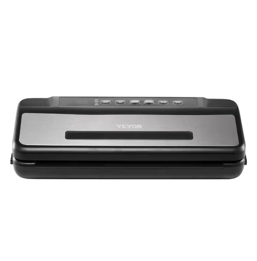 Vacuum Sealer Machine, Black Powerful Compact Food Sealer, 7-in-1 Multi-Functional Automatic Air Sealing Vacuum Sealer