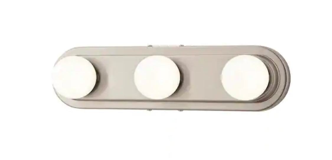 Midford 3-Light Brush Nickel LED Bathroom Vanity Light Bar