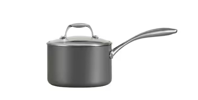 Solara 3 qt. Hard-Anodized Aluminum Nonstick Covered Sauce Pan