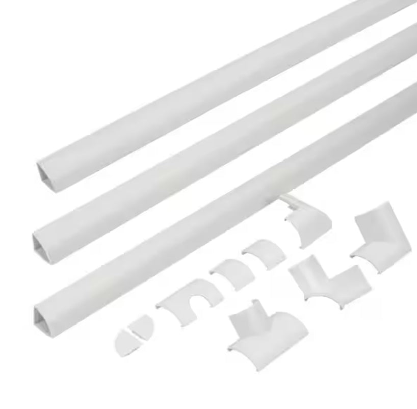 1/4 Round Cord Channel Kit