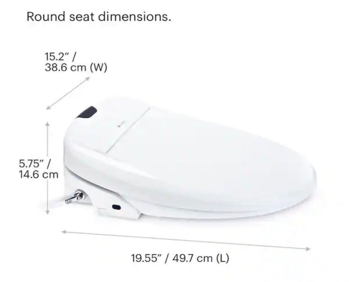 Swash 1400 Luxury Electric Bidet Seat for Elongated Toilet in White