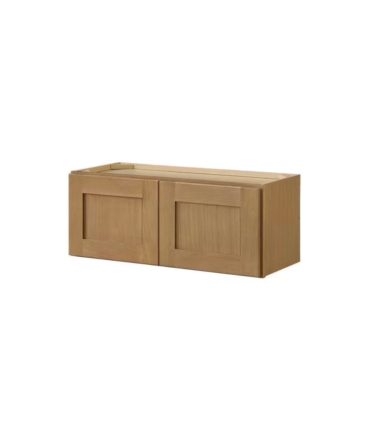 Avondale 30 in. W x 12 in. D x 12 in. H Ready to Assemble Plywood Shaker Wall Bridge Kitchen Cabinet in White Oak