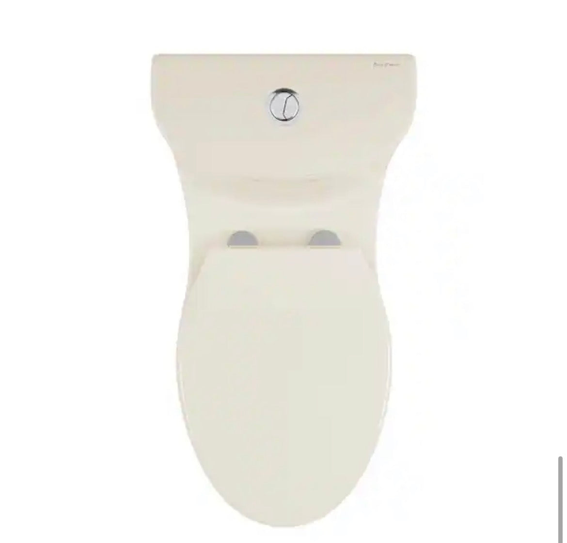 Sublime 1-Piece 0.8/1.28 GPF Dual Flush Elongated Toilet in Bisque with Seat Included