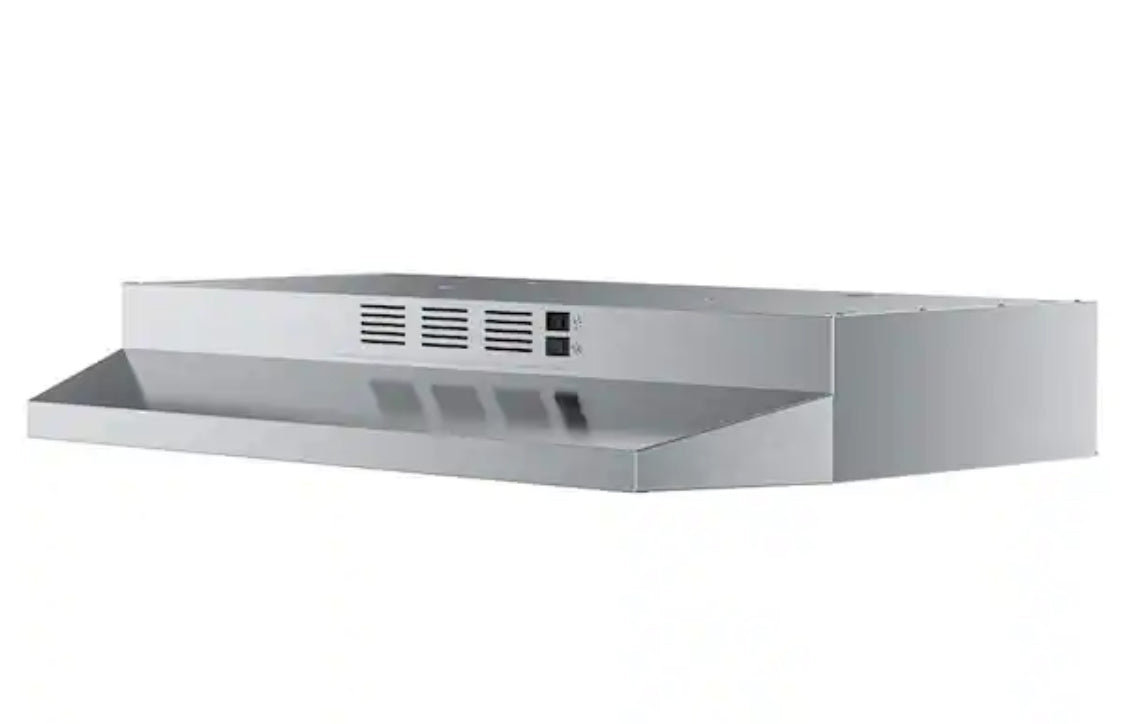30 in. 900 CFM Ducted Under Cabinet Range Hood in Black Stainless Steel with 2 -Way Venting and Changeable LED