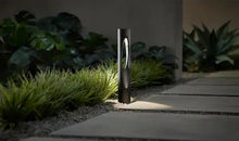 Load image into Gallery viewer, Trinity Hill 15-Watt Equivalent Low Voltage Matte Black Integrated LED Contemporary Outdoor Bollard Path Light
