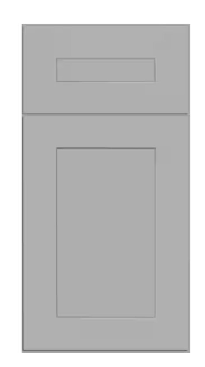 30 in. W x 24 in. D x 34.5 in. H Ready to Assemble Plywood Shaker Base Kitchen Cabinet in Dove Gray