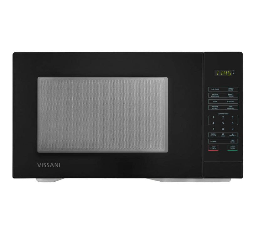 1.1 cu. ft. Countertop Microwave Oven in Black