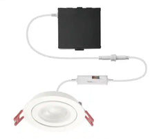 Load image into Gallery viewer, 3 in. Selectable CCT New Construction and Remodel Color Ultra-Spot Canless Recessed Integrated LED Kit

