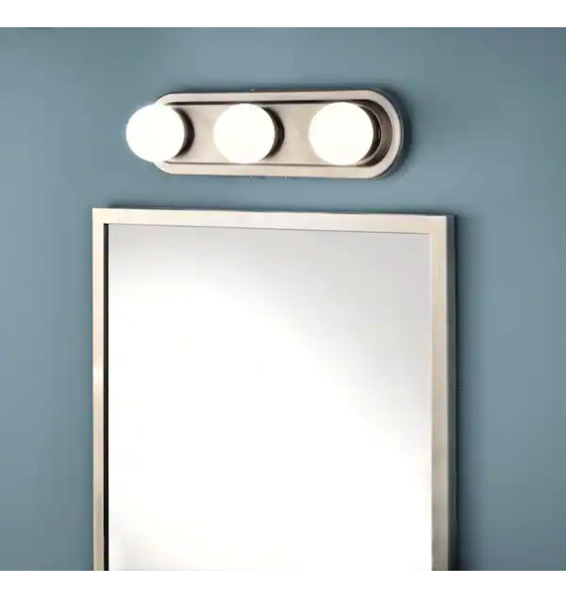 Midford 3-Light Brush Nickel LED Bathroom Vanity Light Bar