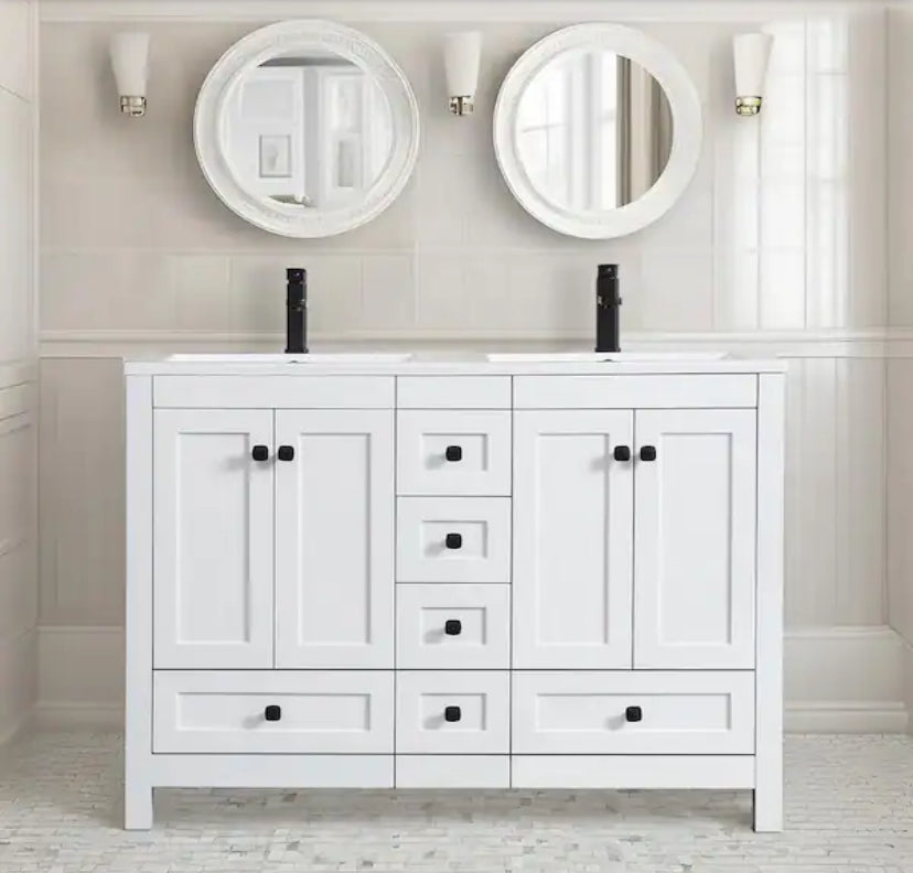 48 in. W. x 18 in. D x 34 in. H Sink Bath Vanity Without Top