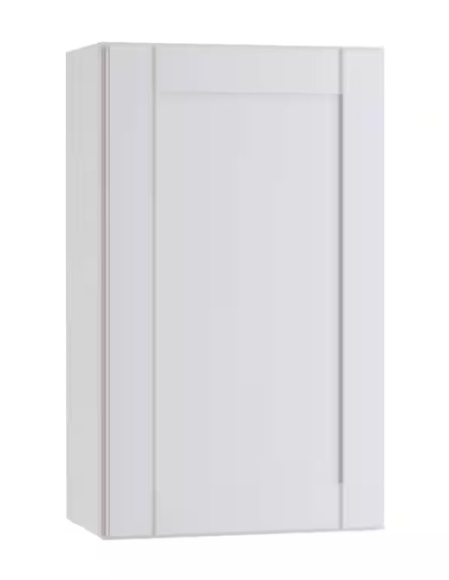 Richmond Verona White Plywood Shaker Stock Ready to Assemble Wall Kitchen Cabinet Soft Close 21 in W x 12 in D x 42 in H