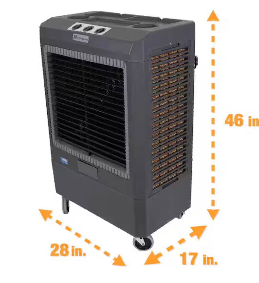 5,300 CFM 3-Speed Portable Evaporative Cooler (Swamp Cooler) for 1,600 sq. ft.