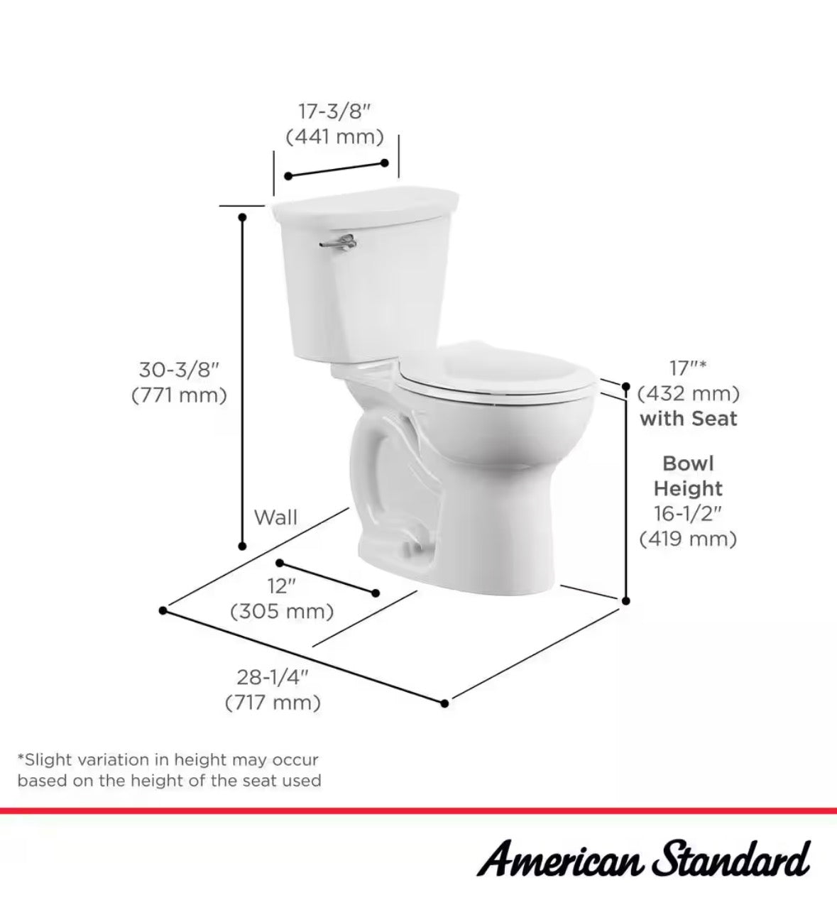 Cadet 12 in. Antimicrobial 2-Piece 1.28 GPF Single Flush Chair Height Round Toilet in Bone with Slow Close Seat