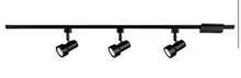 Load image into Gallery viewer, 3-Light Mini Step 44 in. Black Integrated LED Linear Track Lighting Kit
