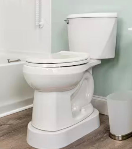 15¼ in. W x 28 ¾ in. L x 3½ in. H Toilet Riser for Larger Base Toilets in White, 500 lbs. Capacity
